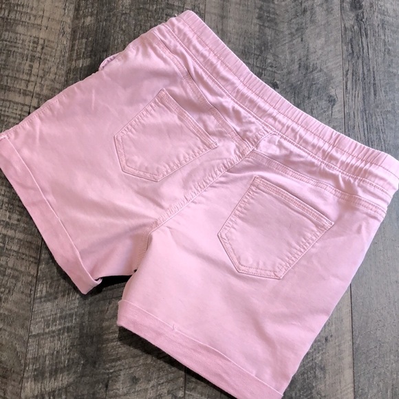 TIME & TRU PINK ELASTIC WAIST 4’ SHORTS WITH POCKETS SIZE JR S(4-6) - Picture 2 of 6